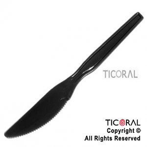 CUCHILLO CLASSIC PLAST NEGRO HS4929 x 20